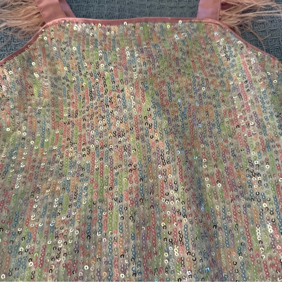 Xtraordinary rainbow sequin dress vguc 8y - Picture 6 of 10